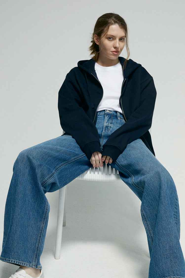 Arc Jean HJ055 – Premium High-Rise Wide-Leg Denim Jeans