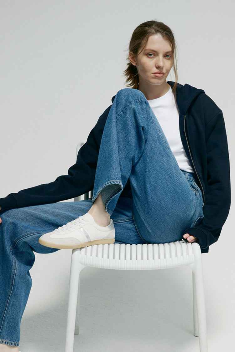 Arc Jean HJ055 – Premium High-Rise Wide-Leg Denim Jeans