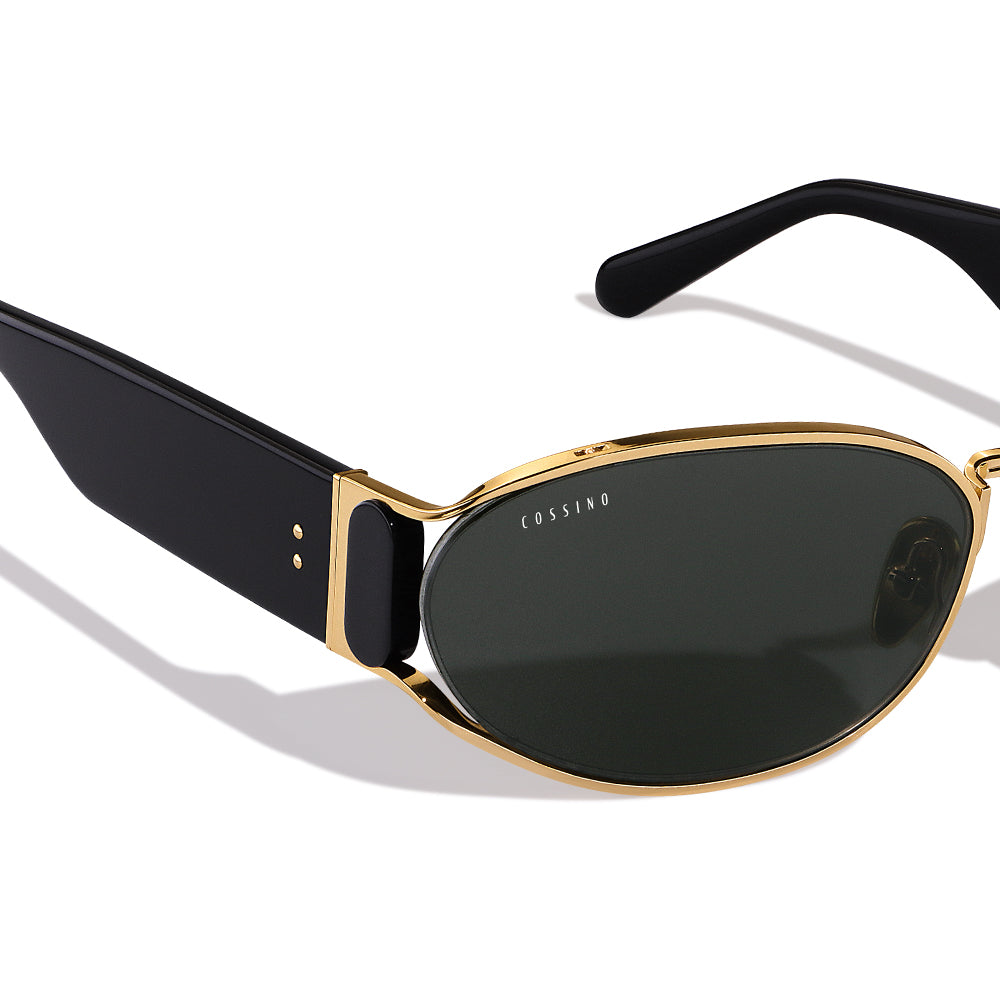 Monaco Bisou Sunglasses by Cossino – Unisex Luxury Cat-Eye in Premium Italian Acetate with UV400 Protection