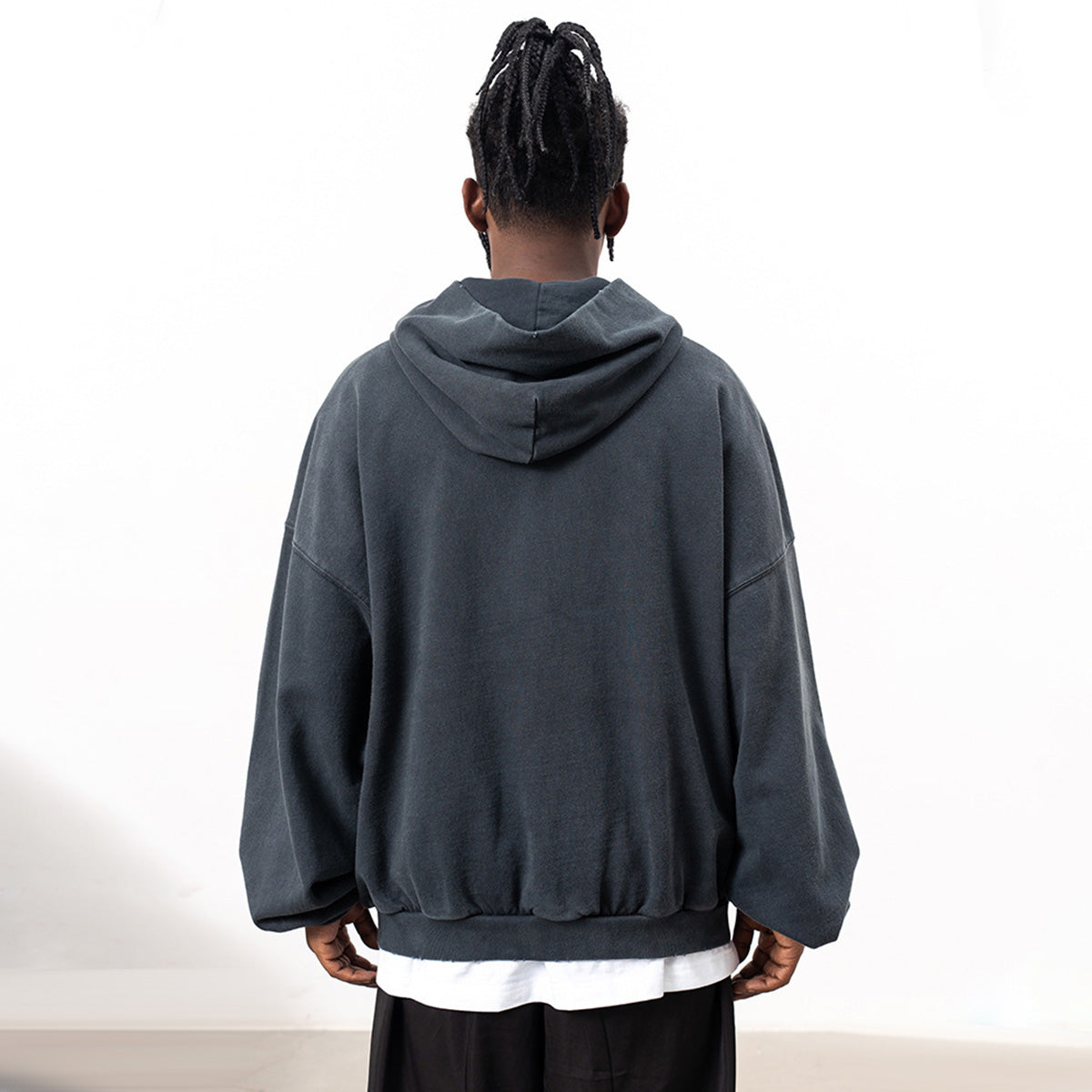 Black Cats Distressed Hoodie