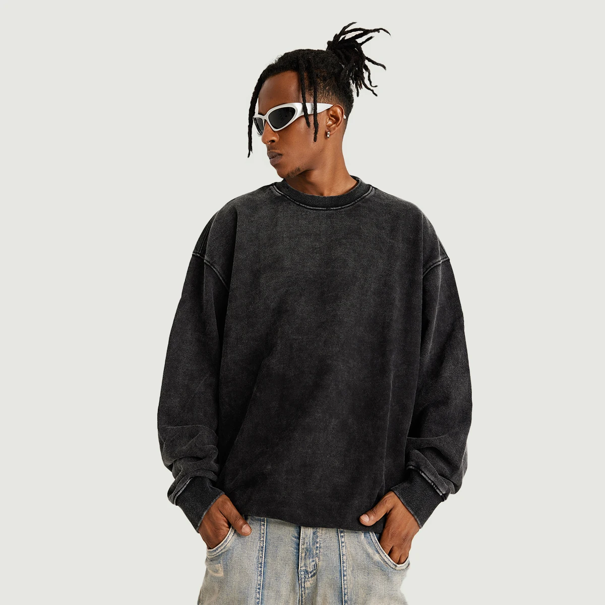 Le Tigre Oversized Faded Sweatshirt