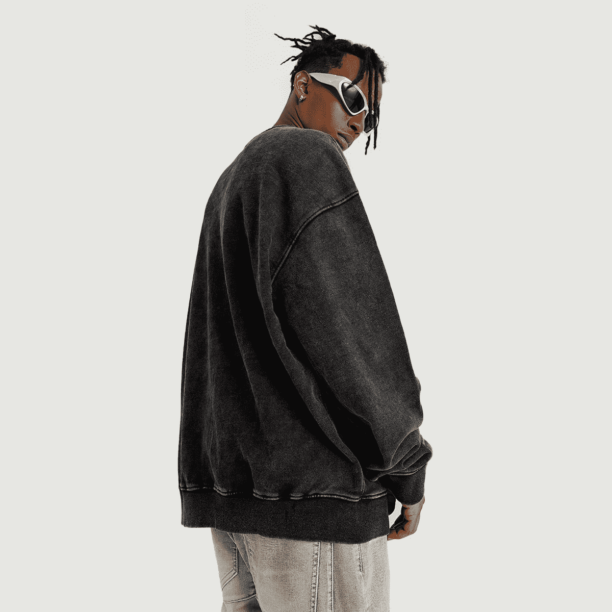Le Tigre Oversized Faded Sweatshirt