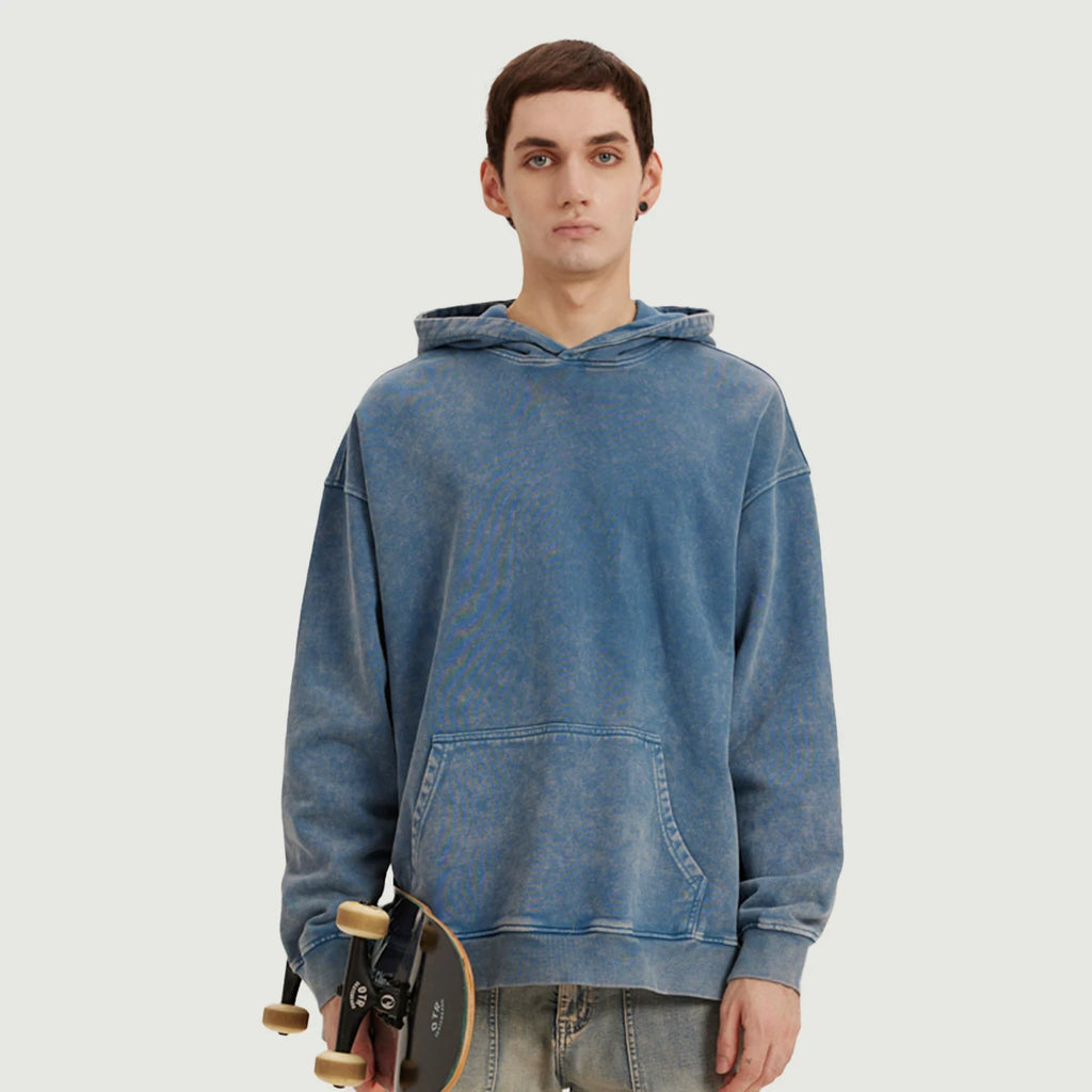 HK Tiger Unisex Super Heavyweight Oversized Faded Hoodie
