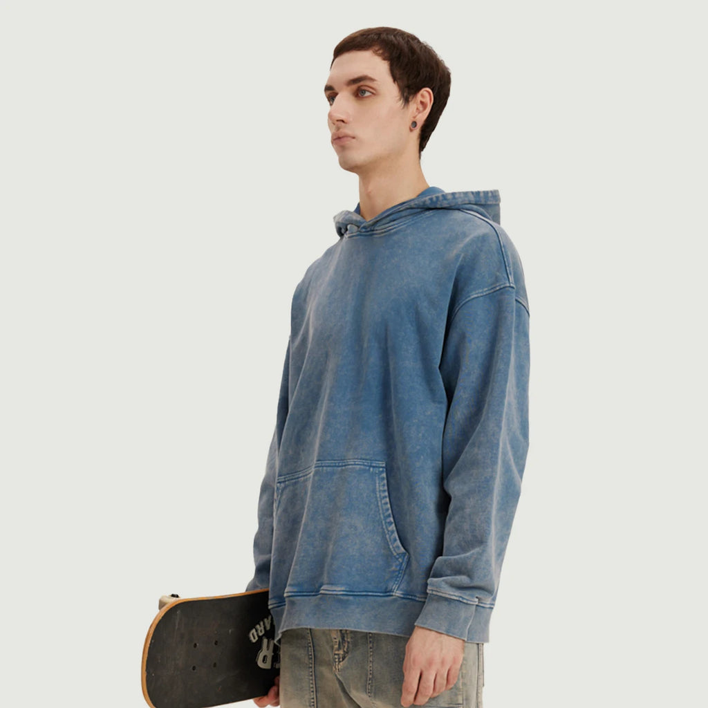HK Tiger Unisex Super Heavyweight Oversized Faded Hoodie