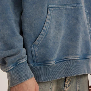 HK Flowers Super Heavyweight Oversized Faded Hoodie