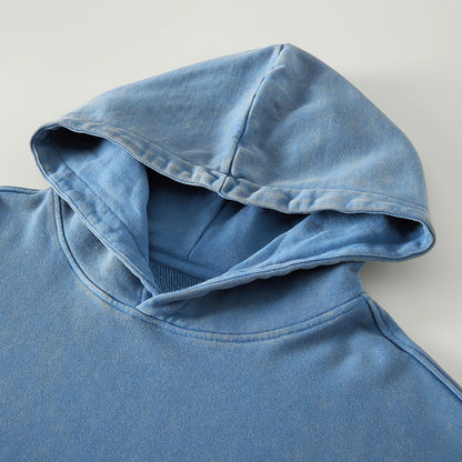 HK Flowers Super Heavyweight Oversized Faded Hoodie