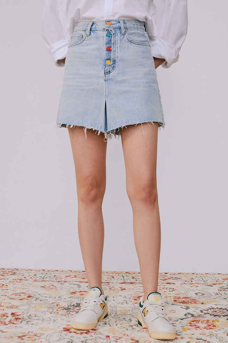 Rainbow Pleated Skort HJ119 [Final Sale]