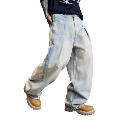 Khayi Relaxed Wide-Leg Jeans