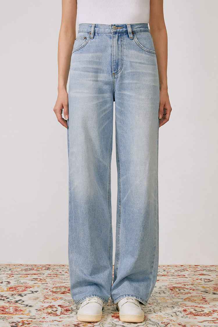 Coney Island Whitefish High-Rise Wide-Leg Jeans HJ007