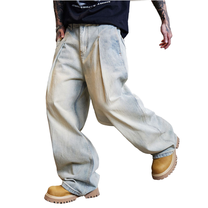 Khayi Relaxed Wide-Leg Jeans