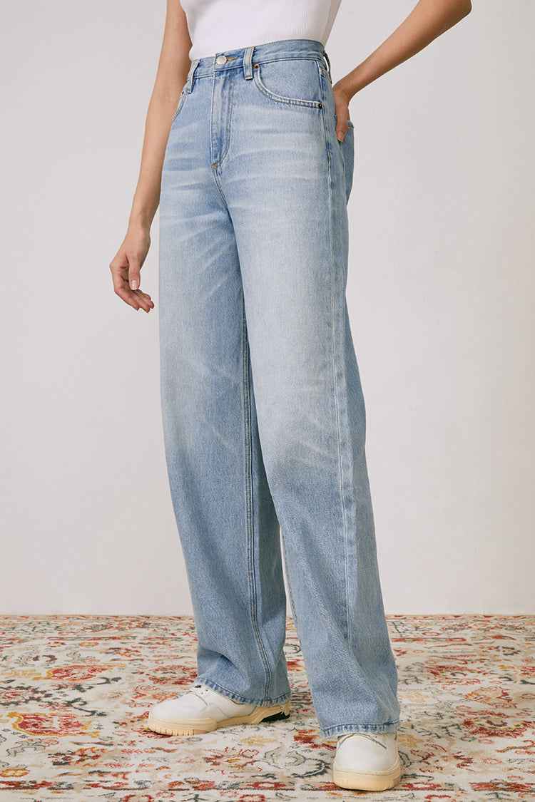 Coney Island Whitefish High-Rise Wide-Leg Jeans HJ007