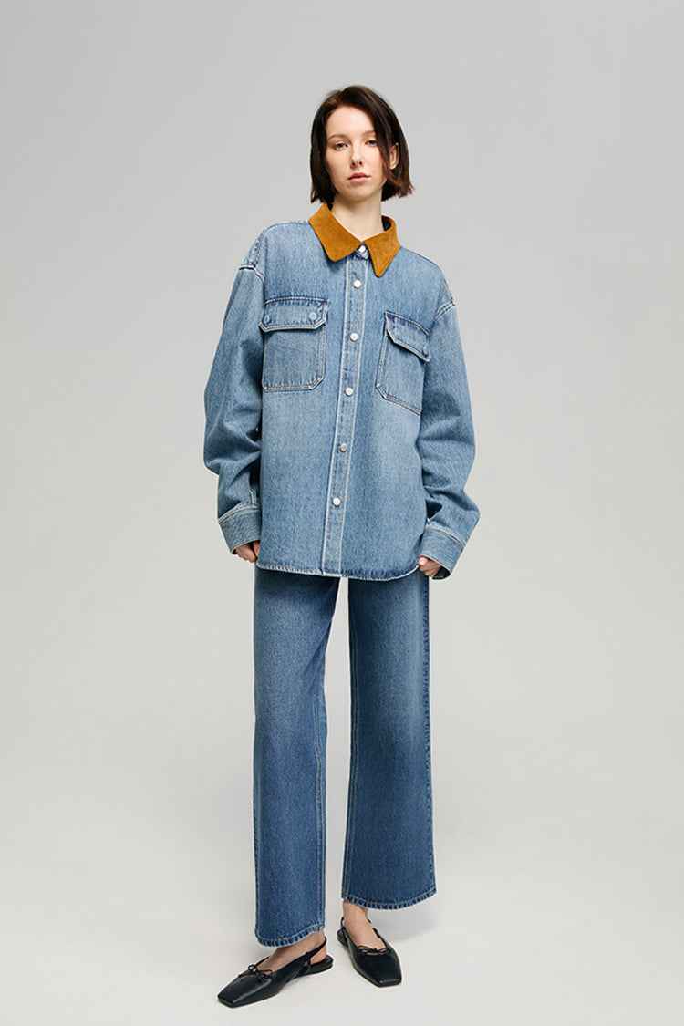 California Sunset Denim Shirt HJ902 – Mid-Weight 100% Cotton, True-to-Size US Denim Fit