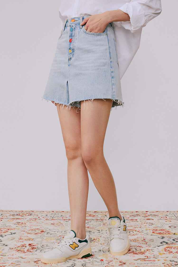 Rainbow Pleated Skort HJ119 [Final Sale]