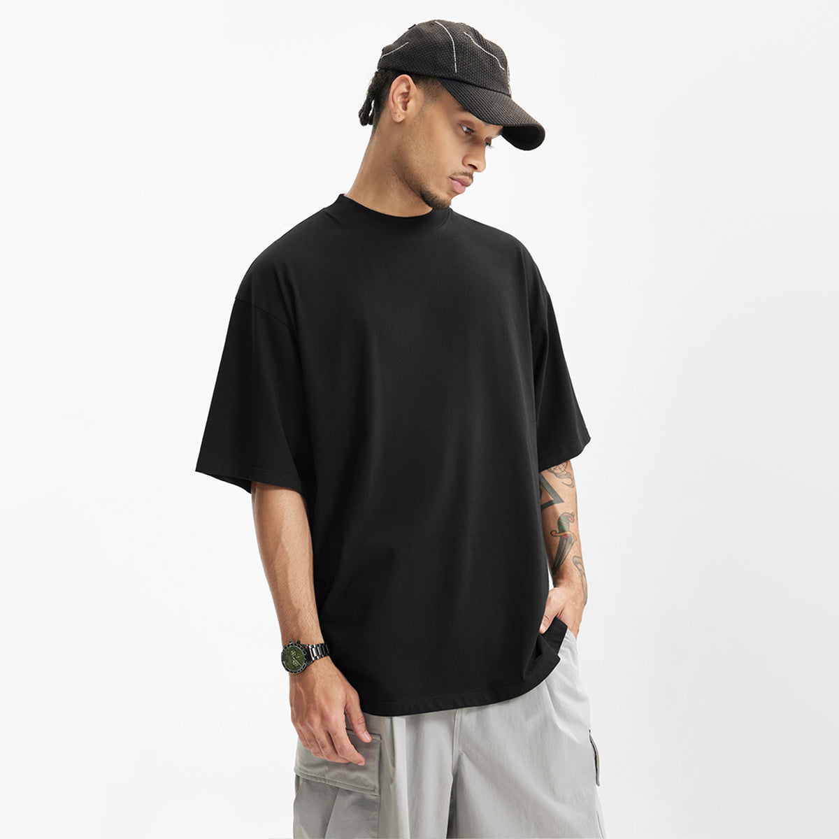 Black Cats Oversized T-Shirt