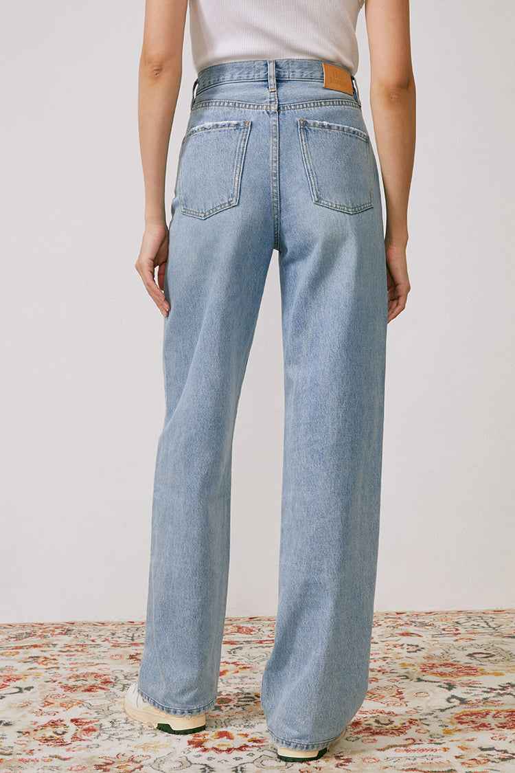 Coney Island Whitefish High-Rise Wide-Leg Jeans HJ007