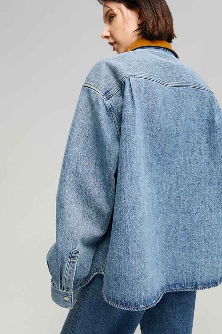 California Sunset Denim Shirt HJ902 – Mid-Weight 100% Cotton, True-to-Size US Denim Fit