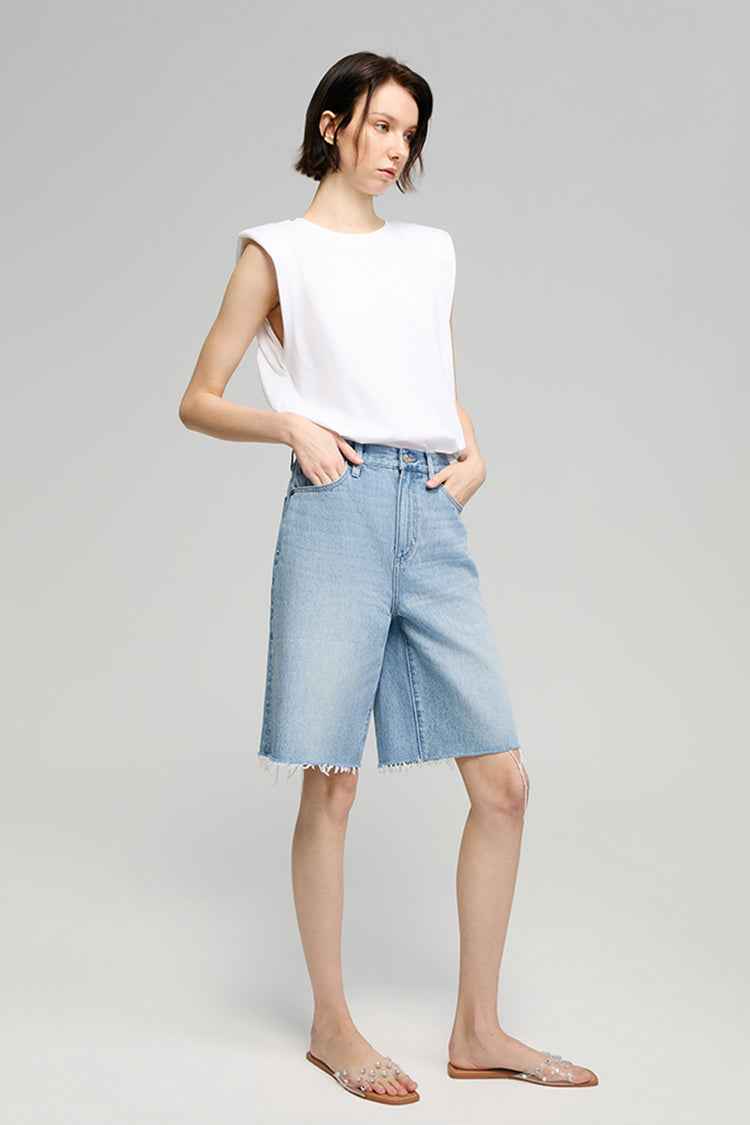 Coastal Breeze 90's Style Bermuda Shorts Model HJ807