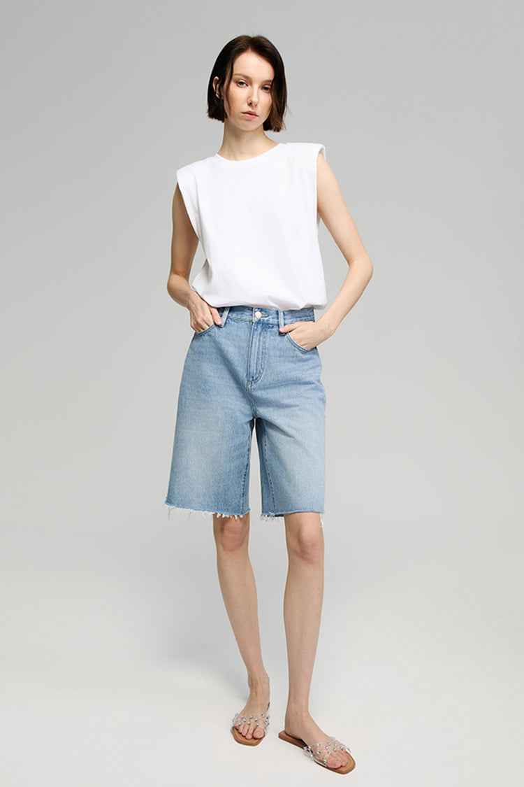 Coastal Breeze 90's Style Bermuda Shorts Model HJ807