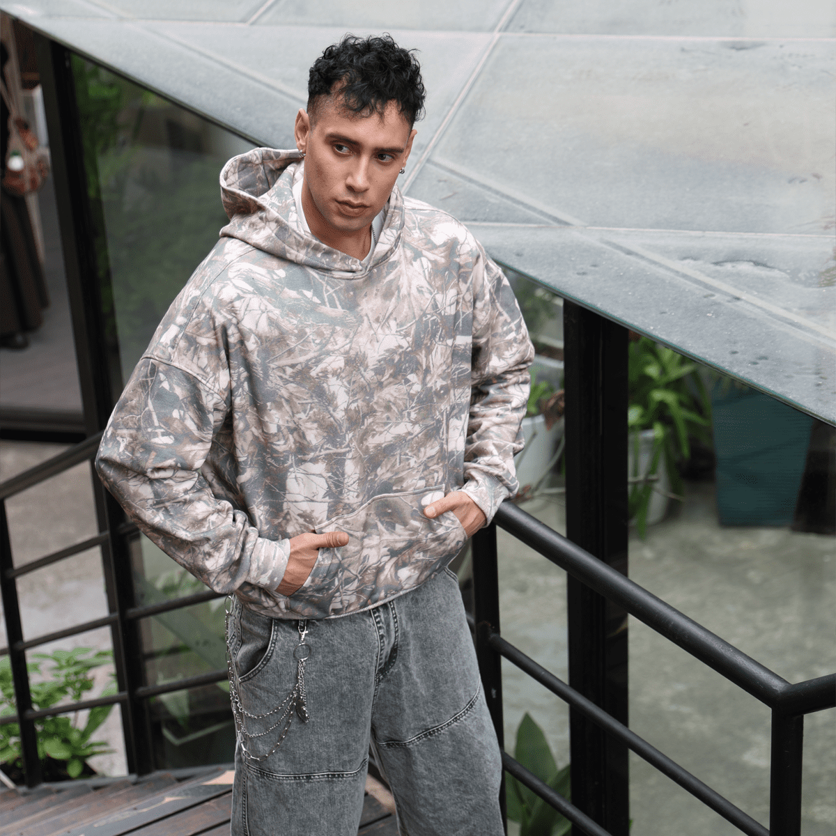 Khayi Cats Winter Camo Hoodie