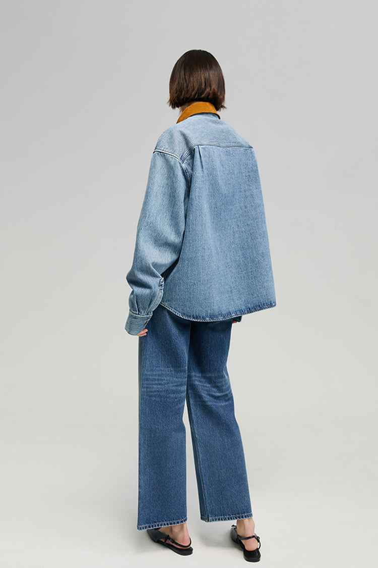 California Sunset Denim Shirt HJ902 – Mid-Weight 100% Cotton, True-to-Size US Denim Fit