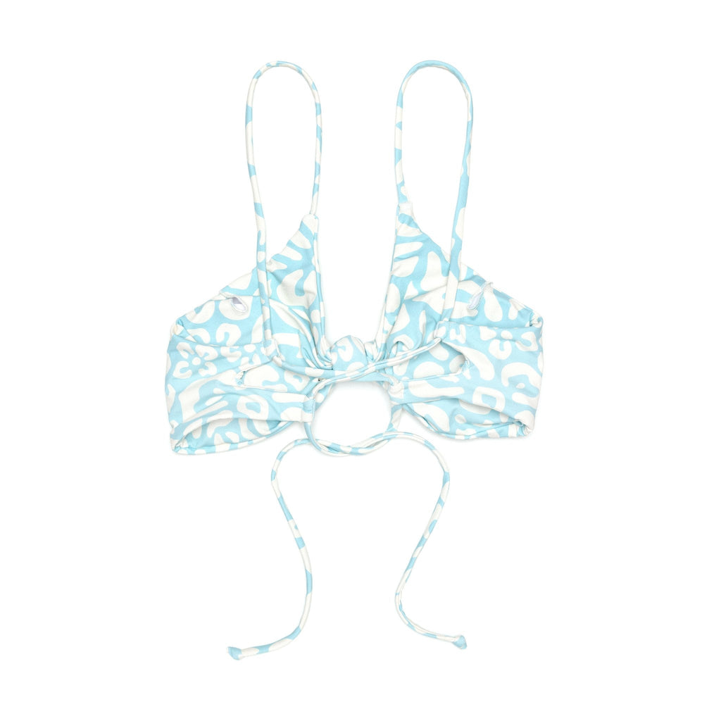 Byron Jesse Adjustable Knot-Front Bikini Top with Removable Padding