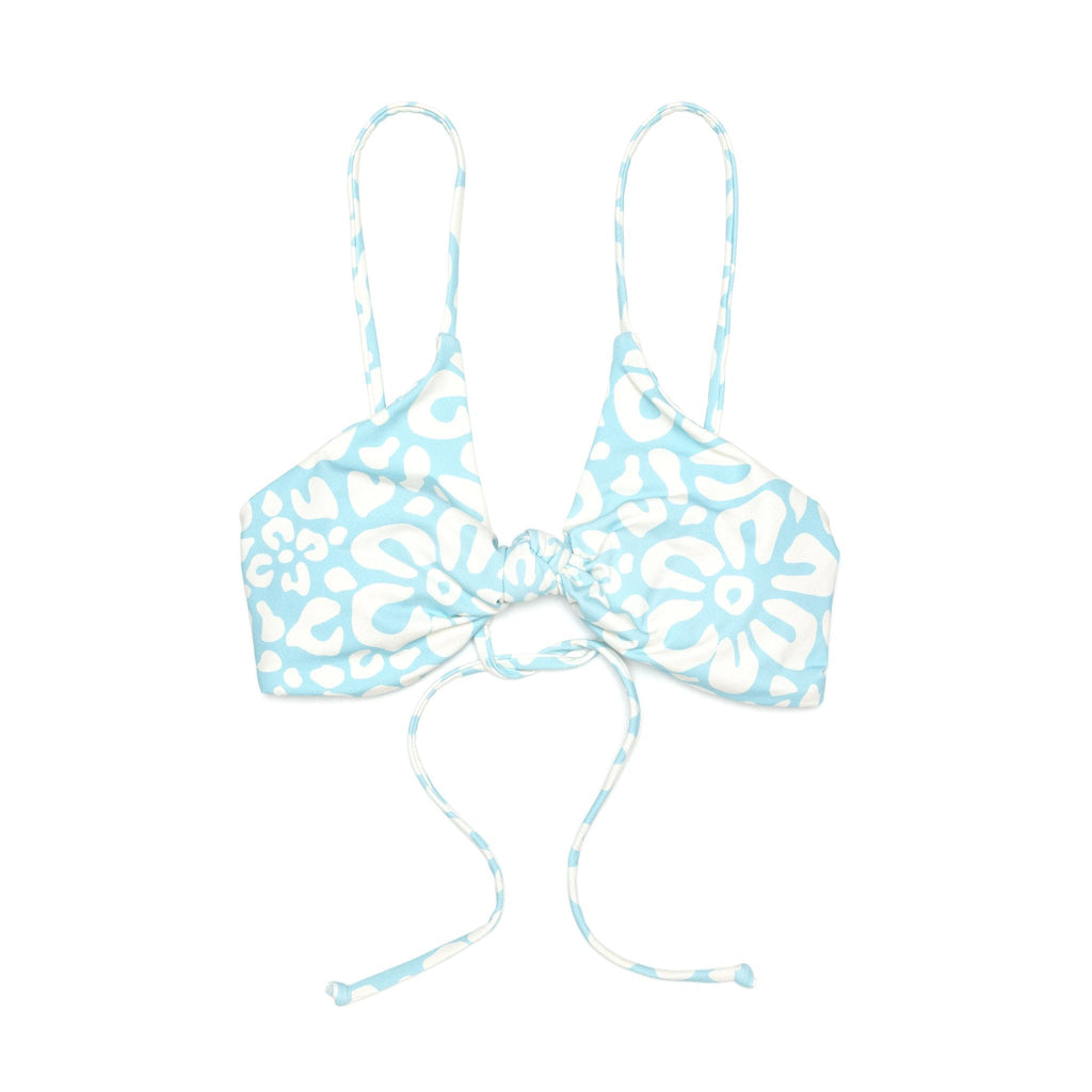 Byron Jesse Adjustable Knot-Front Bikini Top with Removable Padding