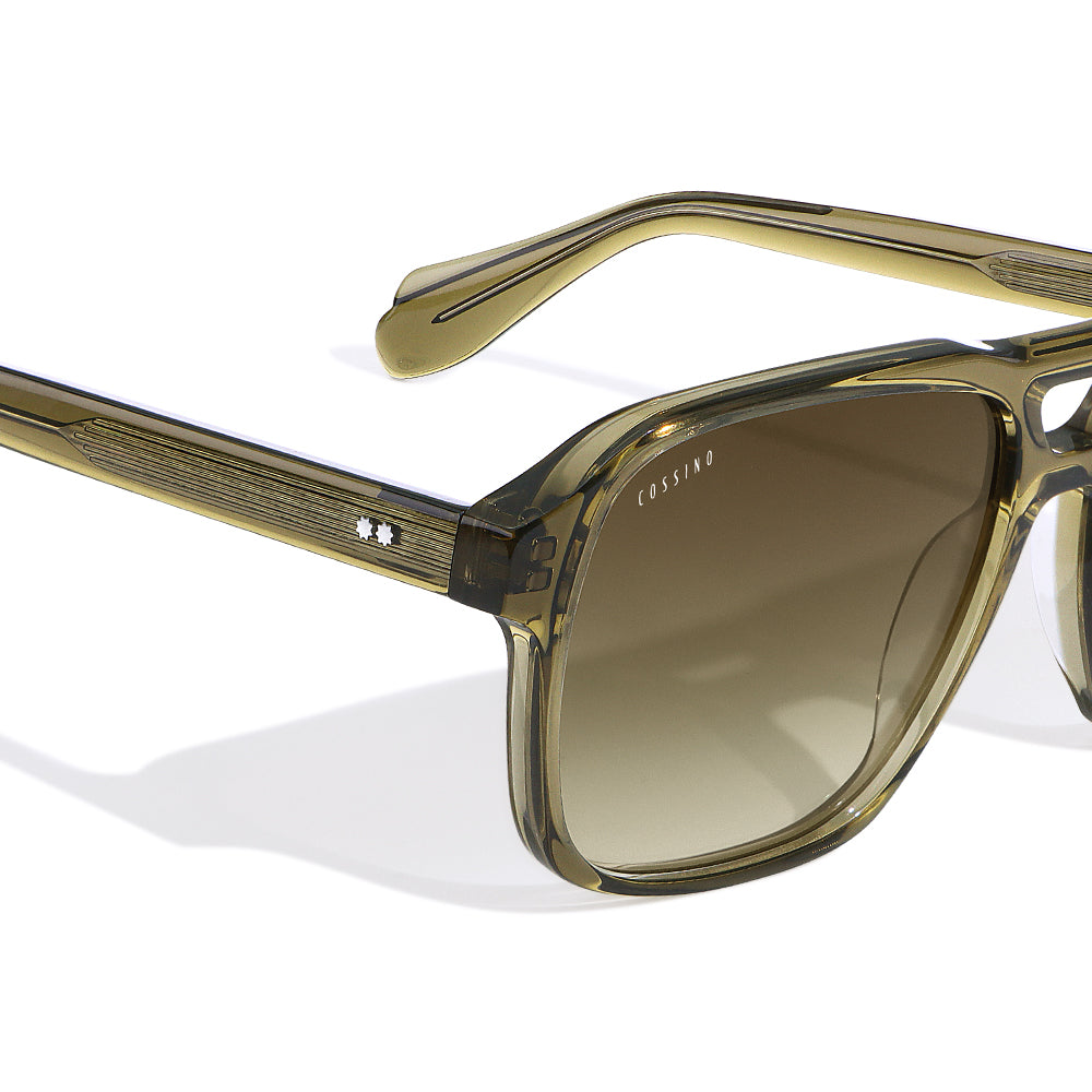 Versailles Monaco Acetate Sunglasses by Cossino – Italian Mazzucchelli Frame, UV400 Nylon Lenses