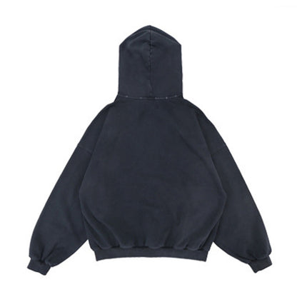 Black Cats Distressed Hoodie