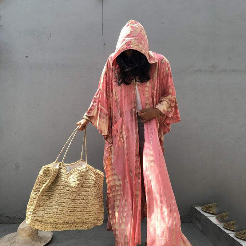 Hooded Kimono Robe