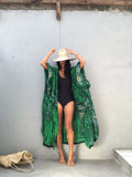 Pink Tie Dye Kaftan Kimono Robe
