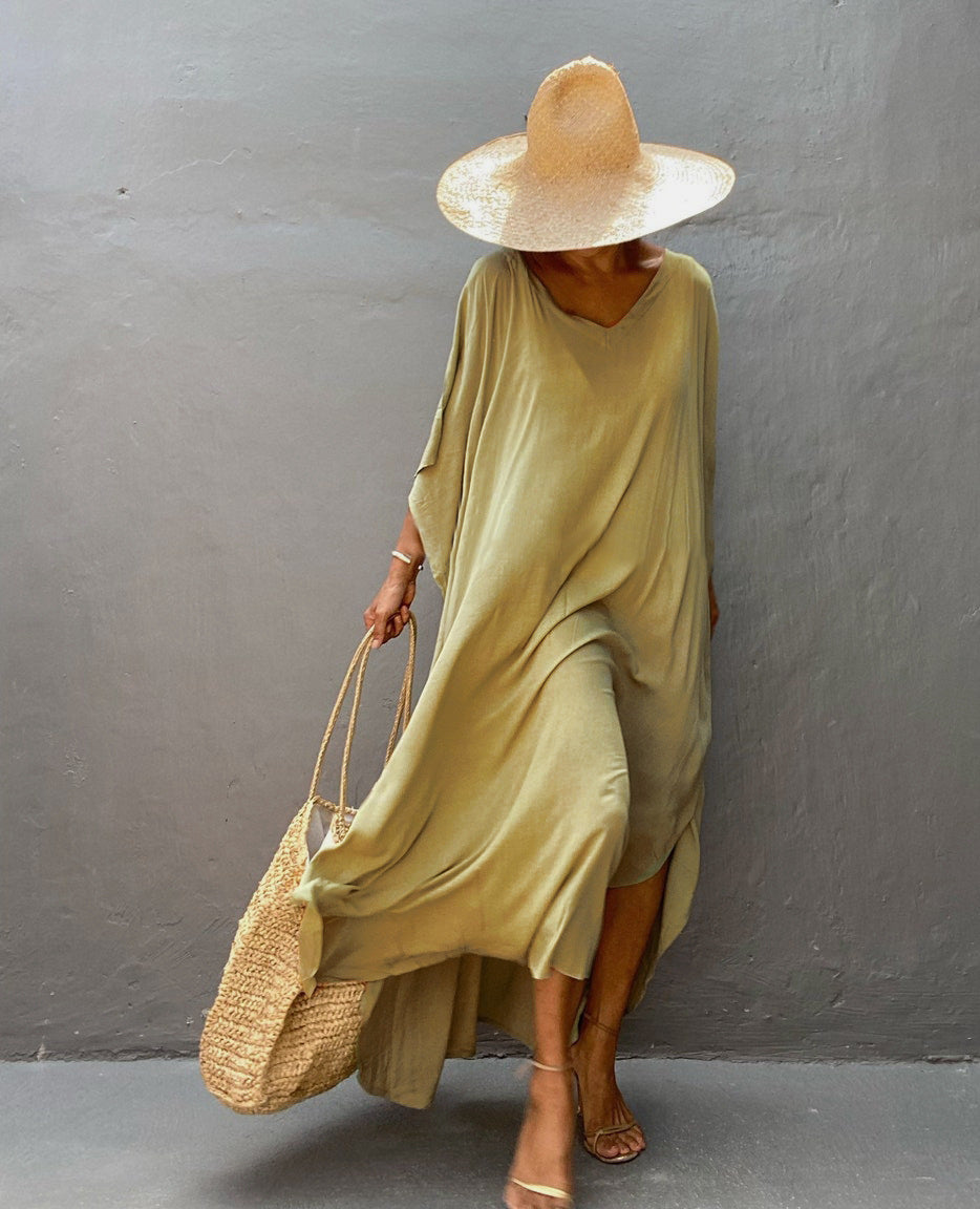 Black Boho Women's Kaftan