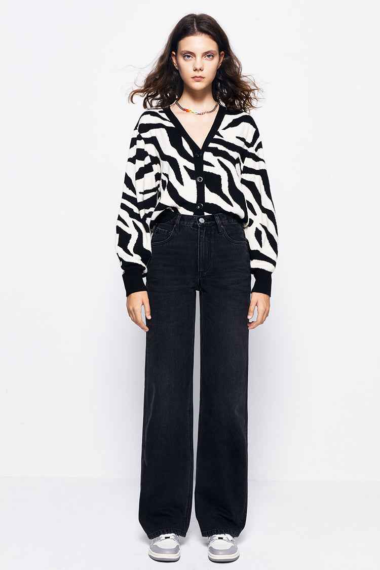Coney Island Whitefish High-Rise Wide-Leg Jeans HJ007