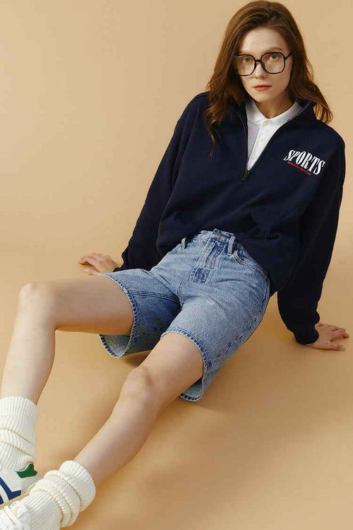 Angeles High-Rise Denim Shorts HJ030