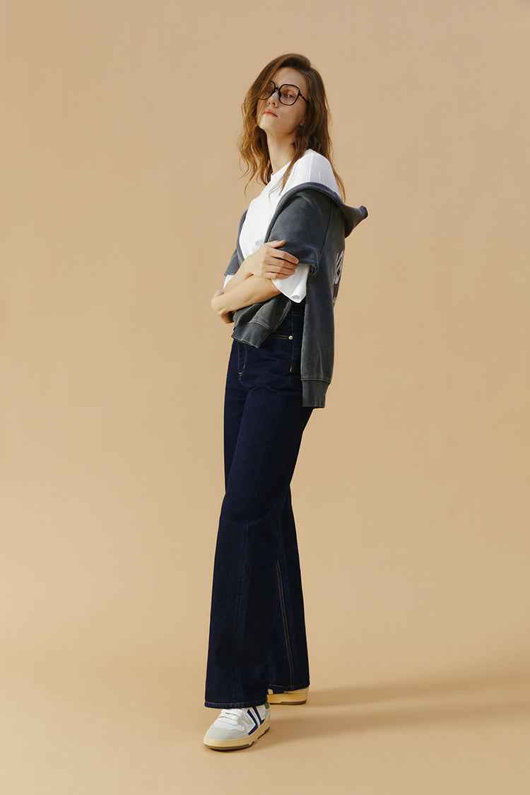 Coney Island Whitefish High-Rise Wide-Leg Jeans HJ007