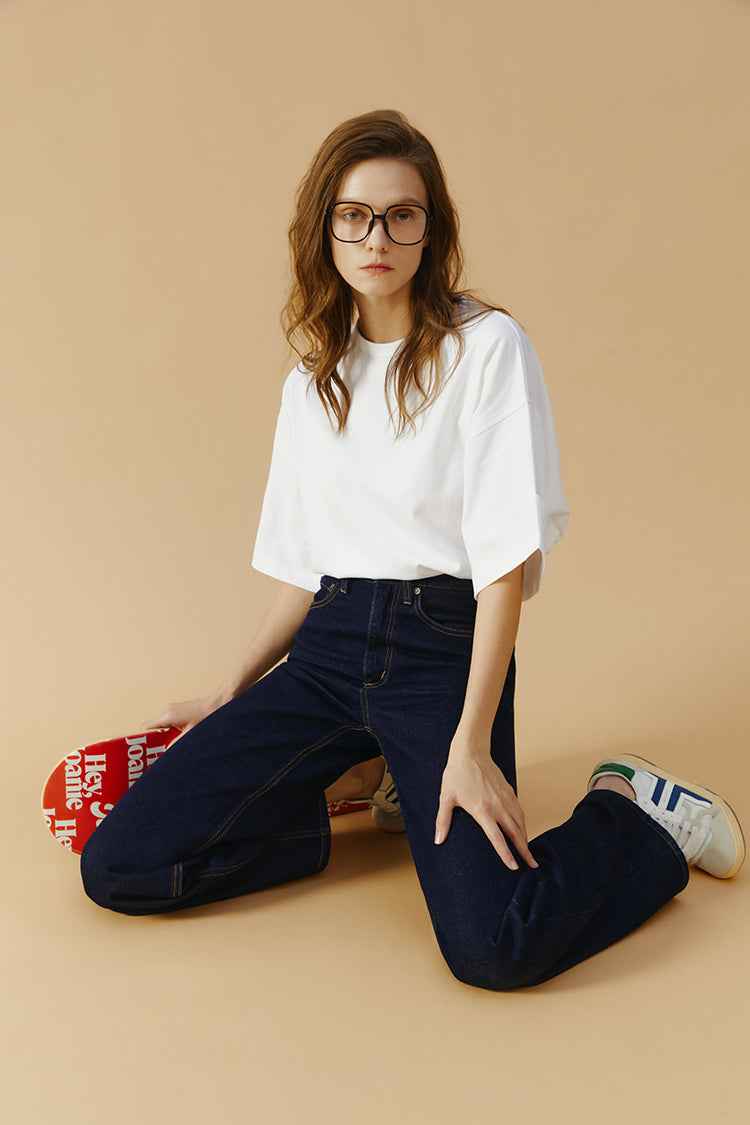 Coney Island Whitefish High-Rise Wide-Leg Jeans HJ007