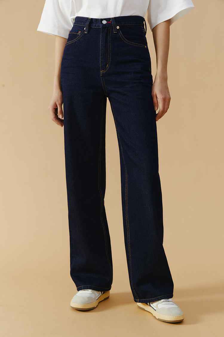 Coney Island Whitefish High-Rise Wide-Leg Jeans HJ007