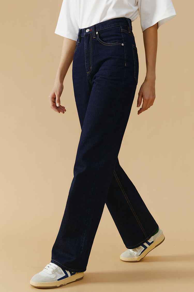 Coney Island Whitefish High-Rise Wide-Leg Jeans HJ007