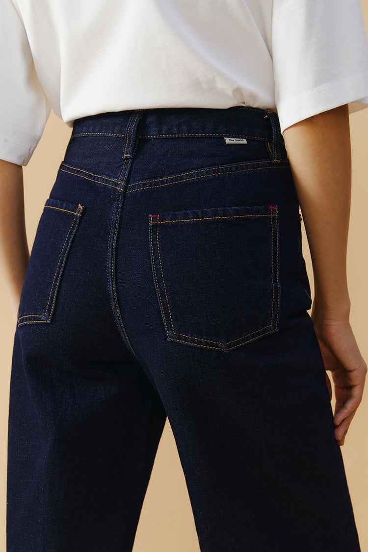 Coney Island Whitefish High-Rise Wide-Leg Jeans HJ007