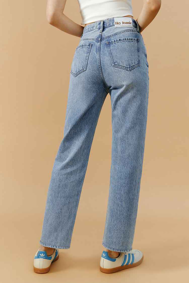 Manhattan High-Rise Straight Ankle Jeans HJ160