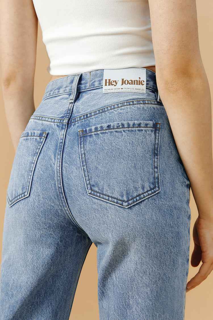 Manhattan High-Rise Straight Ankle Jeans HJ160