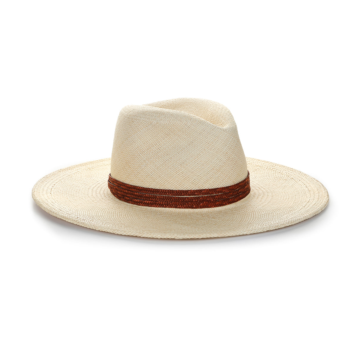 Nevis Wide Brim Panama Straw Fedora Hat – Helen Jon x Amina Hood Collaboration