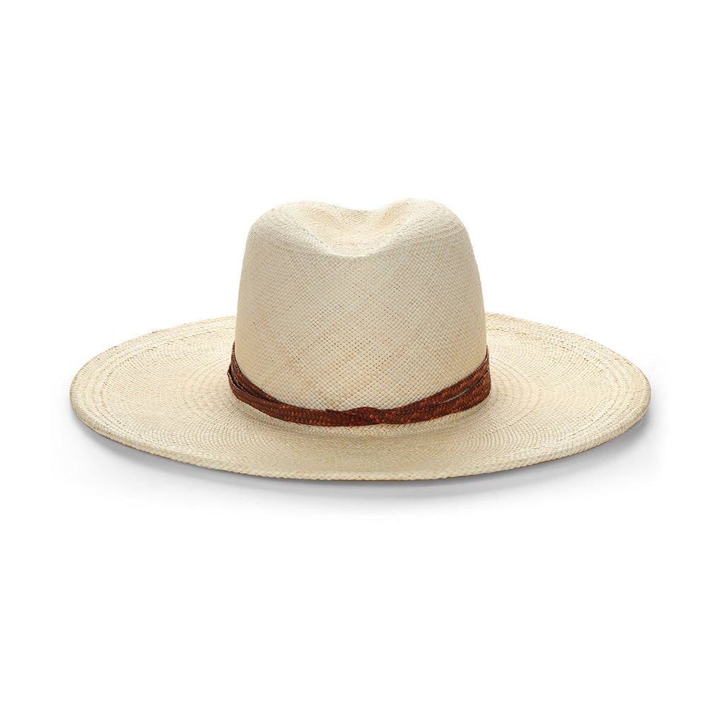 Nevis Wide Brim Panama Straw Fedora Hat – Helen Jon x Amina Hood Collaboration