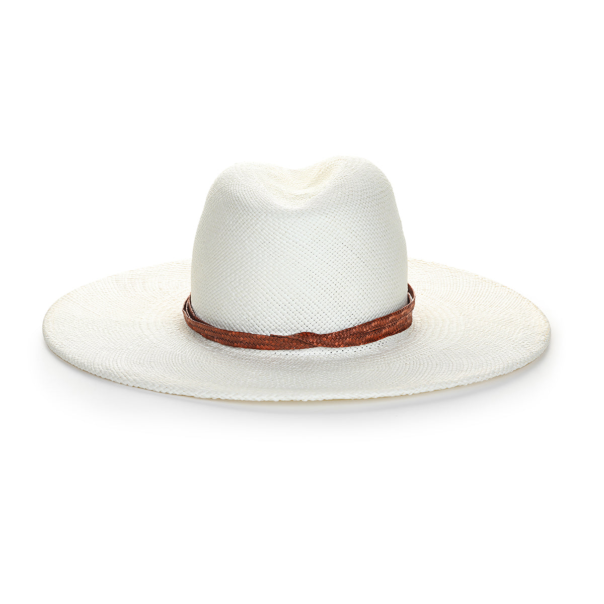 Isola Wide Brim White Panama Straw Hat – Helen Jon x Amina Hood Collaboration