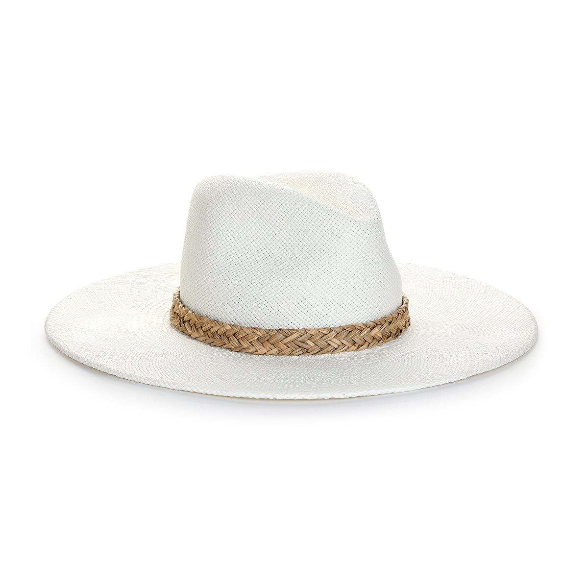 Isola Wide Brim White Panama Straw Hat – Helen Jon x Amina Hood Collaboration
