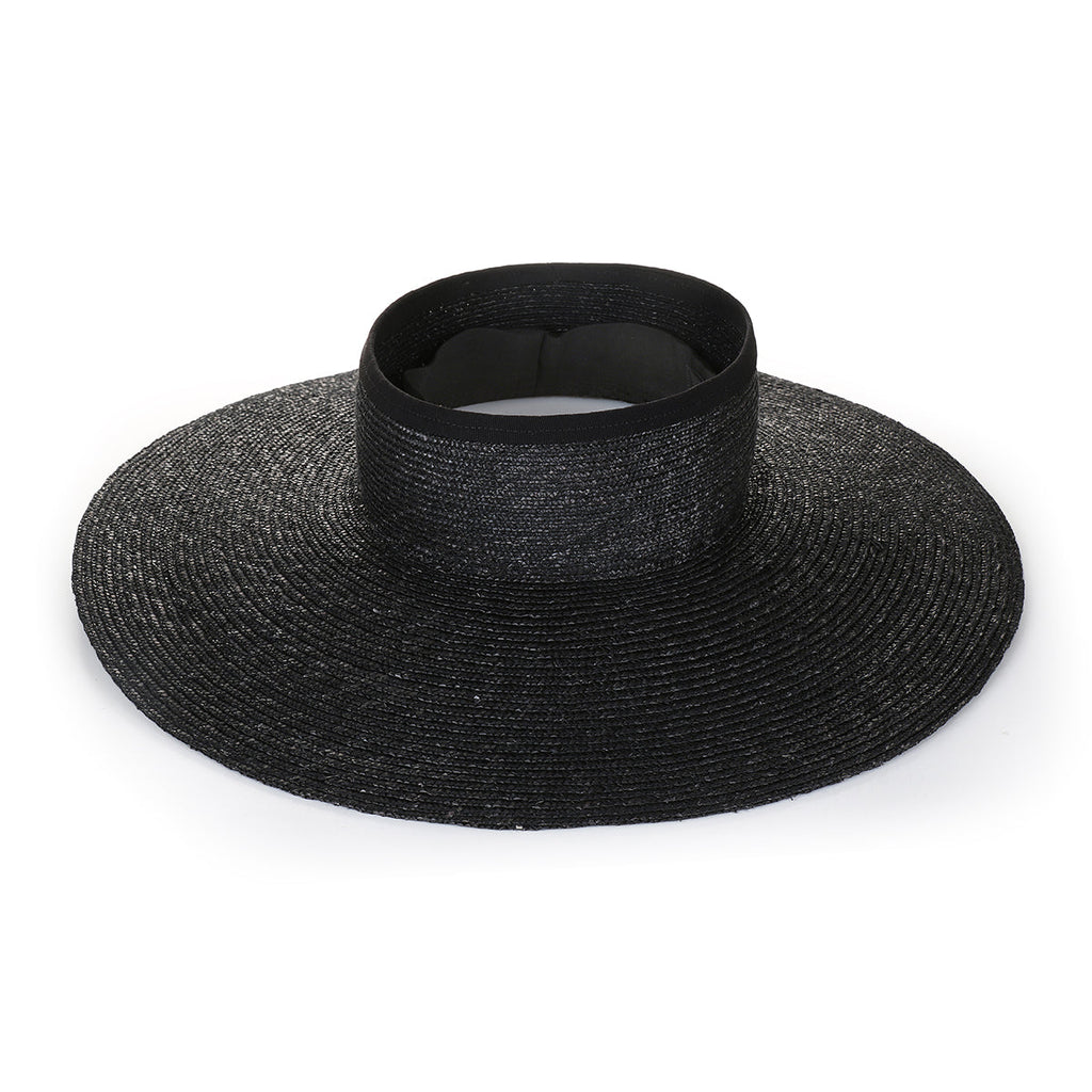 Sola Milan Straw Open Crown Hat – Handmade Unisex Sun Hat