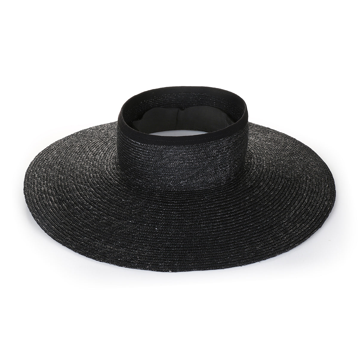 Sola Milan Straw Open Crown Hat – Handmade Unisex Sun Hat