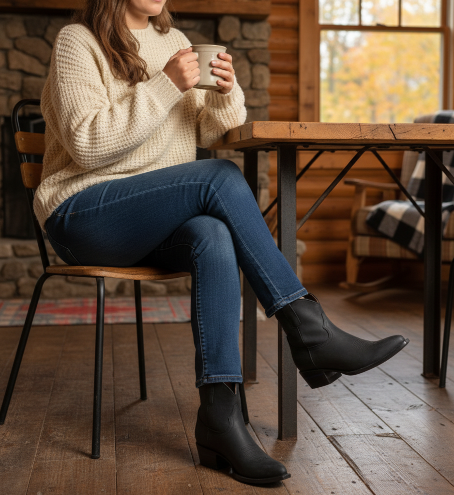 The Rainey Zip-Up Ankle Boot – Stylish and Comfortable Footwear for Day-to-Night Versatility