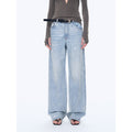 Custom Title - "Art Journey" Distressed Dirty Dyed Tencel Cotton Jeans