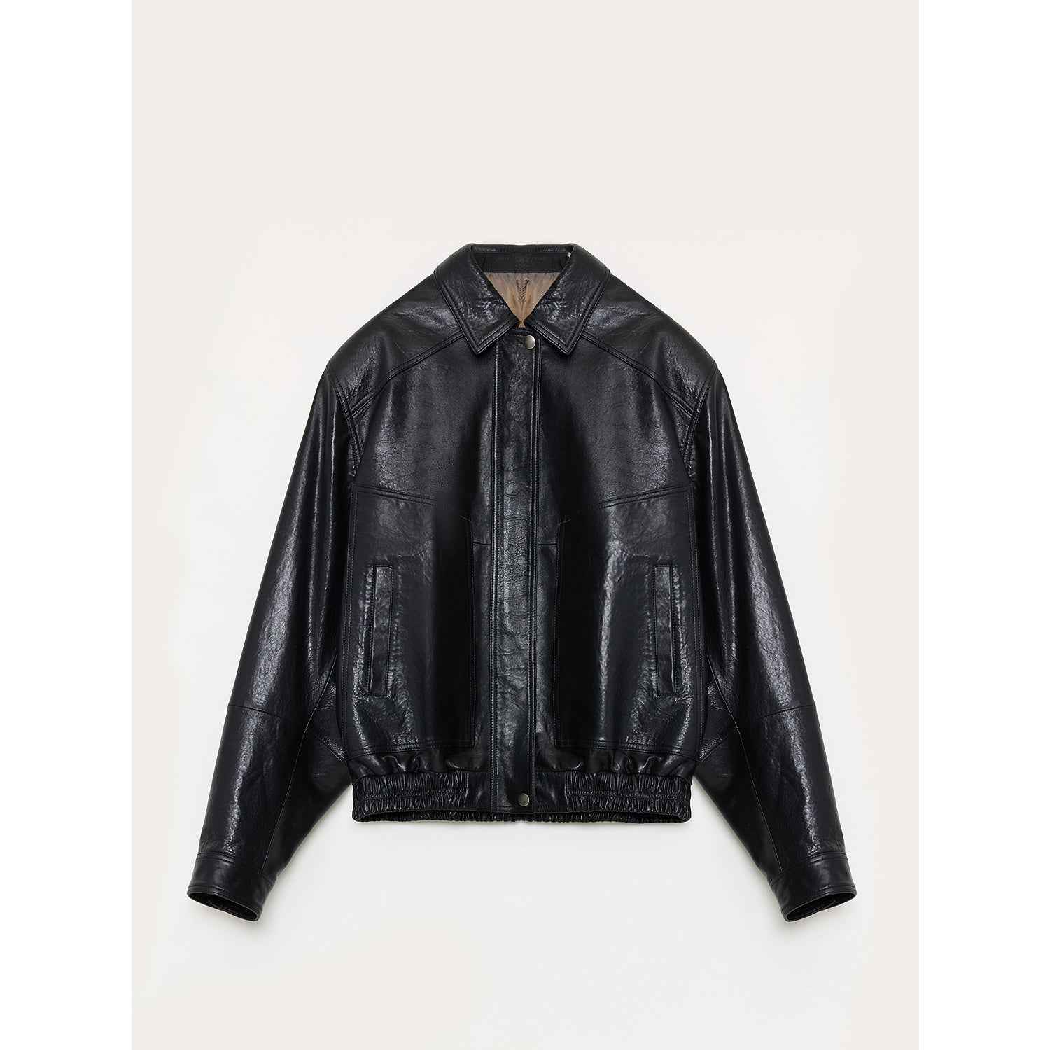 Fashionable Luke Imported Waxed Sheep Leather Work Jacket