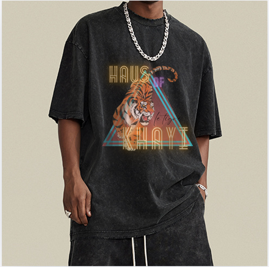 Let Tigre Oversized Snow Wash T-shirt